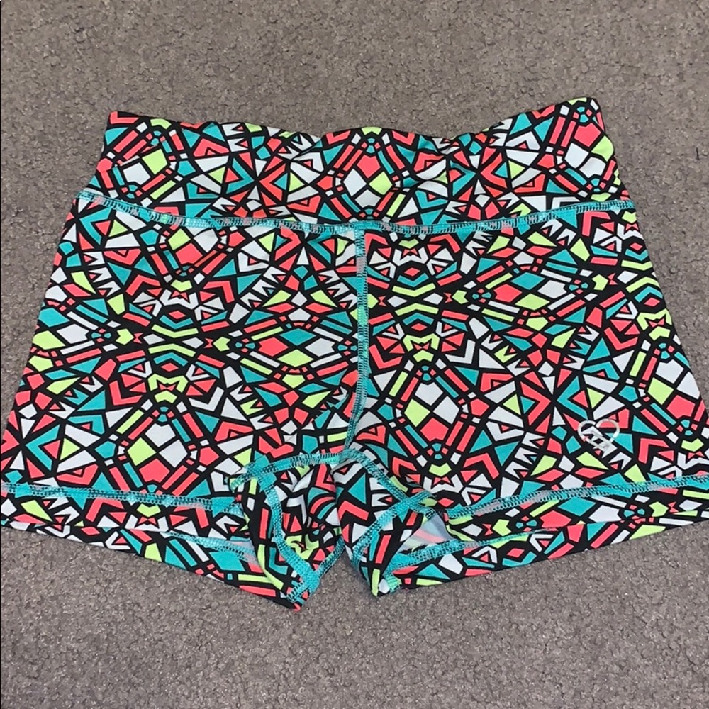 Neon volleyball spandex